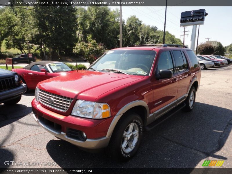 Toreador Red Metallic / Medium Parchment 2002 Ford Explorer Eddie Bauer 4x4