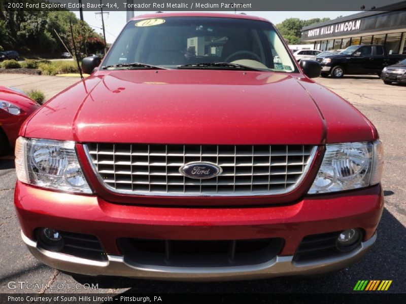 Toreador Red Metallic / Medium Parchment 2002 Ford Explorer Eddie Bauer 4x4