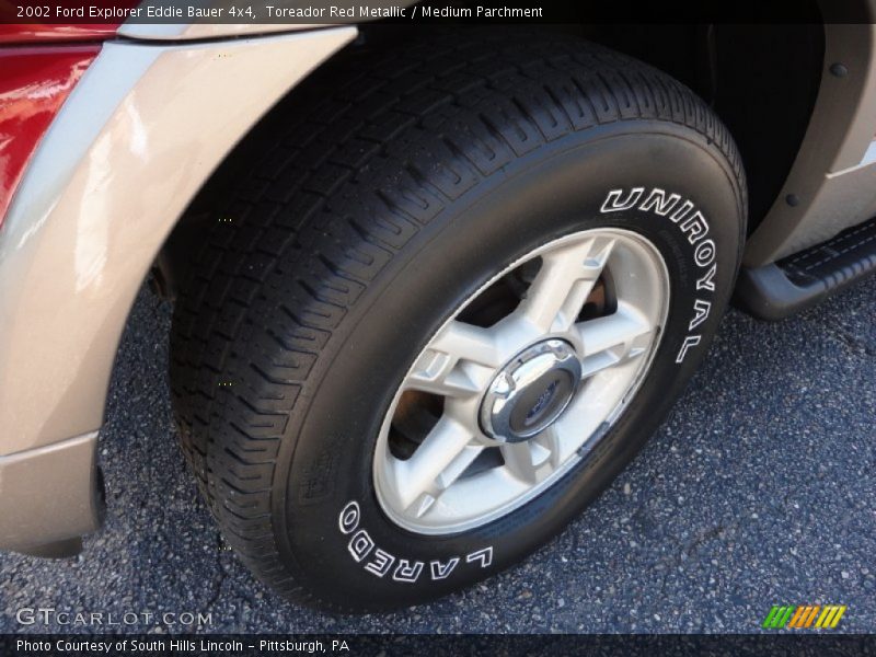 Toreador Red Metallic / Medium Parchment 2002 Ford Explorer Eddie Bauer 4x4