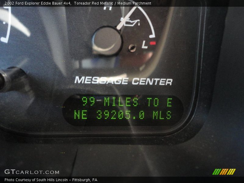Toreador Red Metallic / Medium Parchment 2002 Ford Explorer Eddie Bauer 4x4