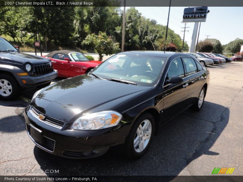 Black / Neutral Beige 2007 Chevrolet Impala LTZ