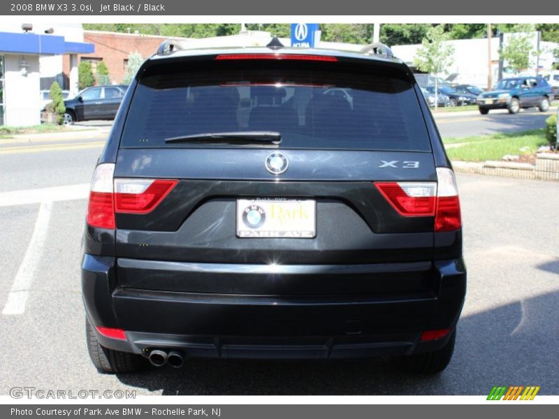 Jet Black / Black 2008 BMW X3 3.0si