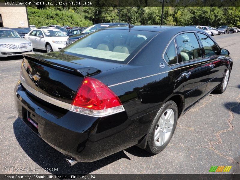 Black / Neutral Beige 2007 Chevrolet Impala LTZ