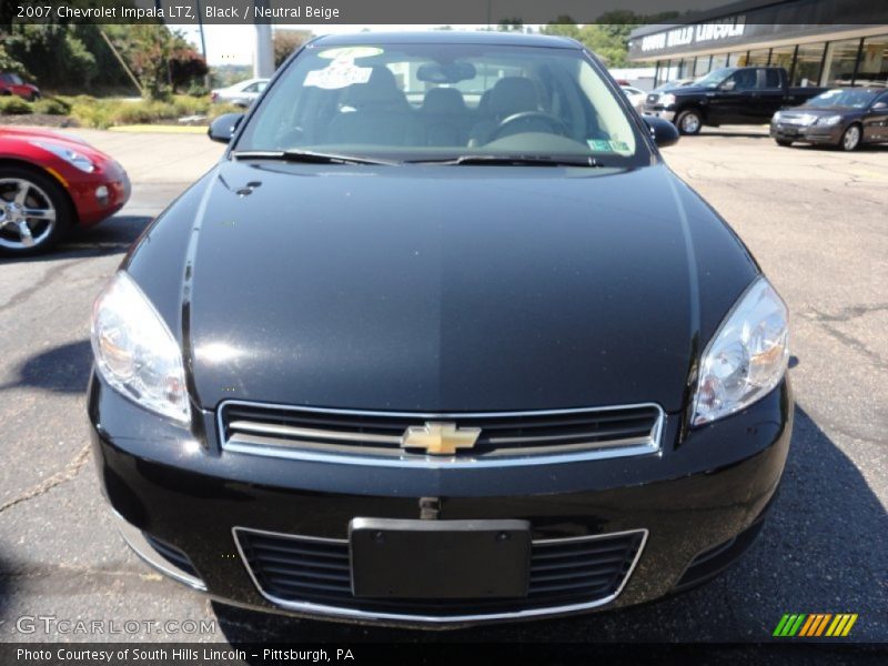 Black / Neutral Beige 2007 Chevrolet Impala LTZ