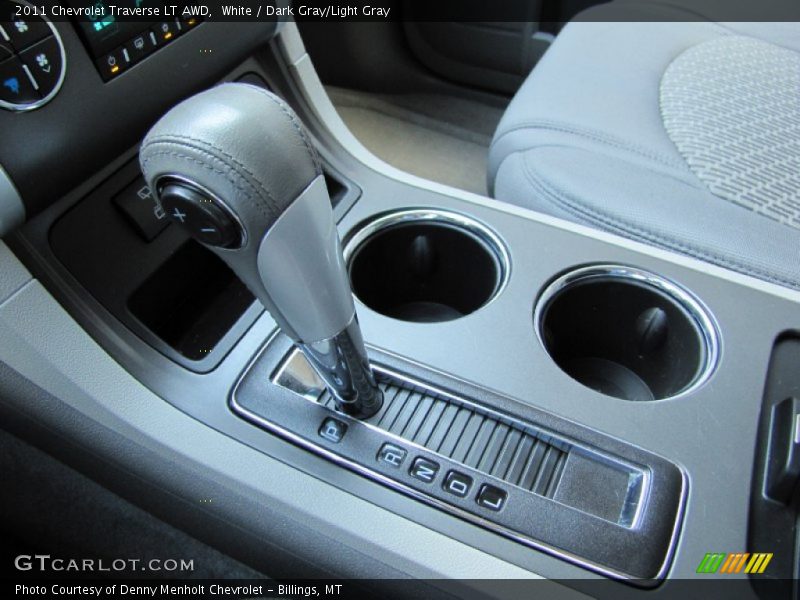 White / Dark Gray/Light Gray 2011 Chevrolet Traverse LT AWD