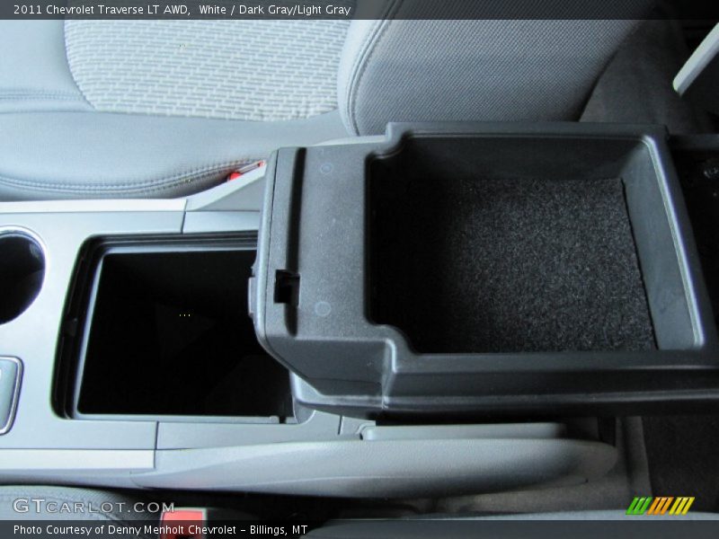 White / Dark Gray/Light Gray 2011 Chevrolet Traverse LT AWD