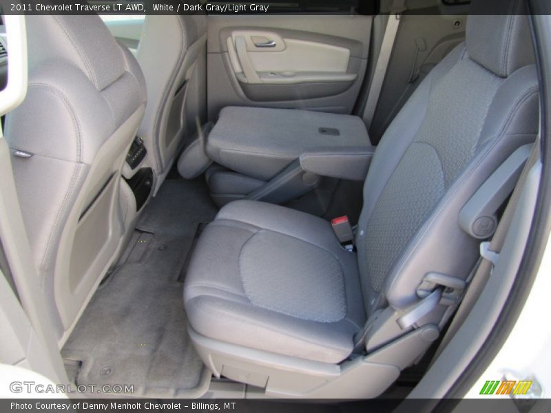 White / Dark Gray/Light Gray 2011 Chevrolet Traverse LT AWD