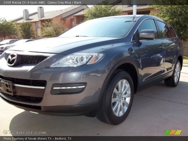 Galaxy Gray Mica / Black 2008 Mazda CX-9 Sport AWD