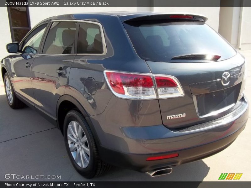 Galaxy Gray Mica / Black 2008 Mazda CX-9 Sport AWD