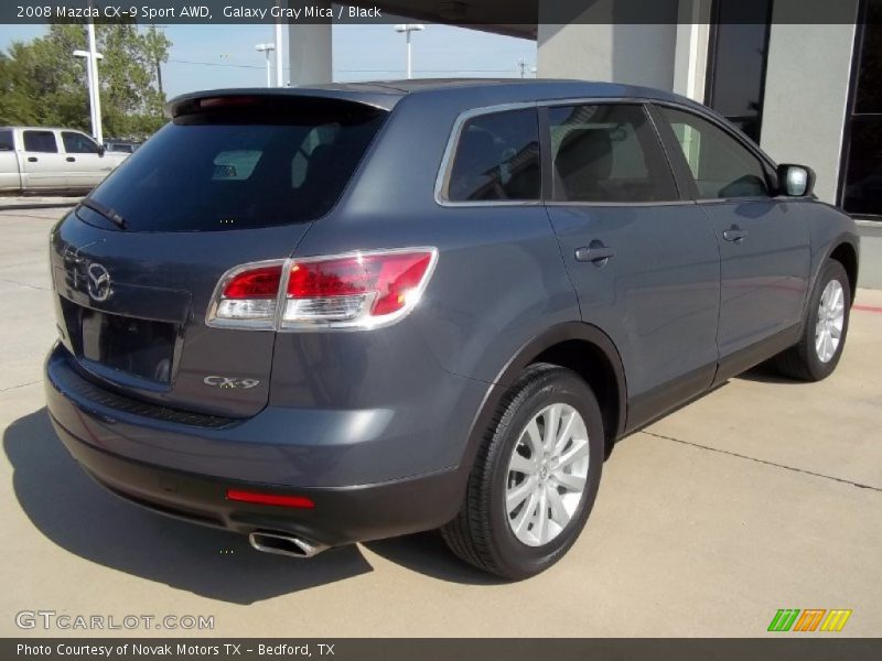 Galaxy Gray Mica / Black 2008 Mazda CX-9 Sport AWD