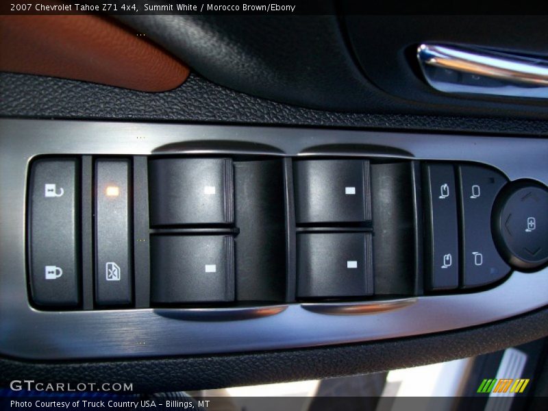 Summit White / Morocco Brown/Ebony 2007 Chevrolet Tahoe Z71 4x4