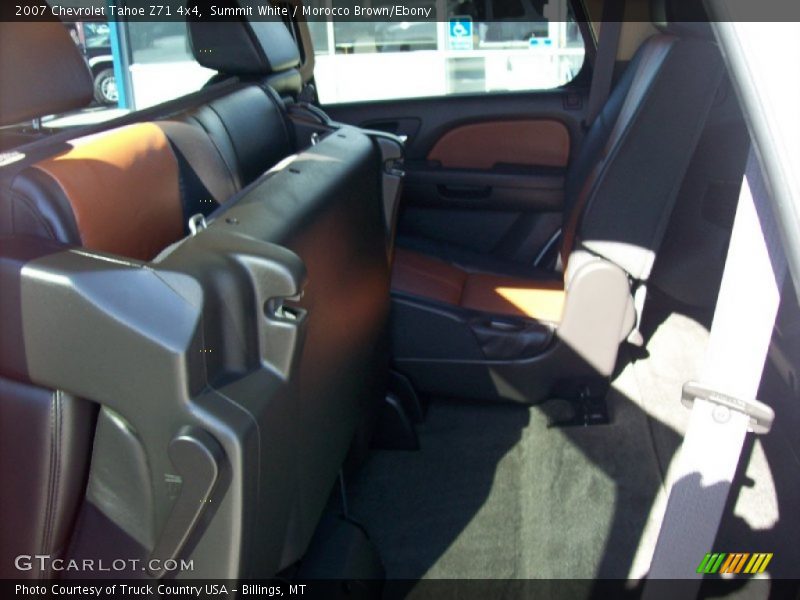Summit White / Morocco Brown/Ebony 2007 Chevrolet Tahoe Z71 4x4