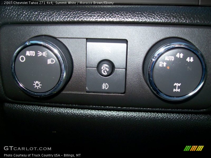 Summit White / Morocco Brown/Ebony 2007 Chevrolet Tahoe Z71 4x4