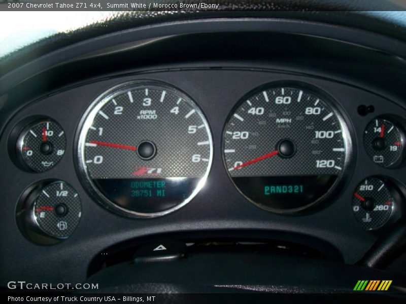  2007 Tahoe Z71 4x4 Z71 4x4 Gauges