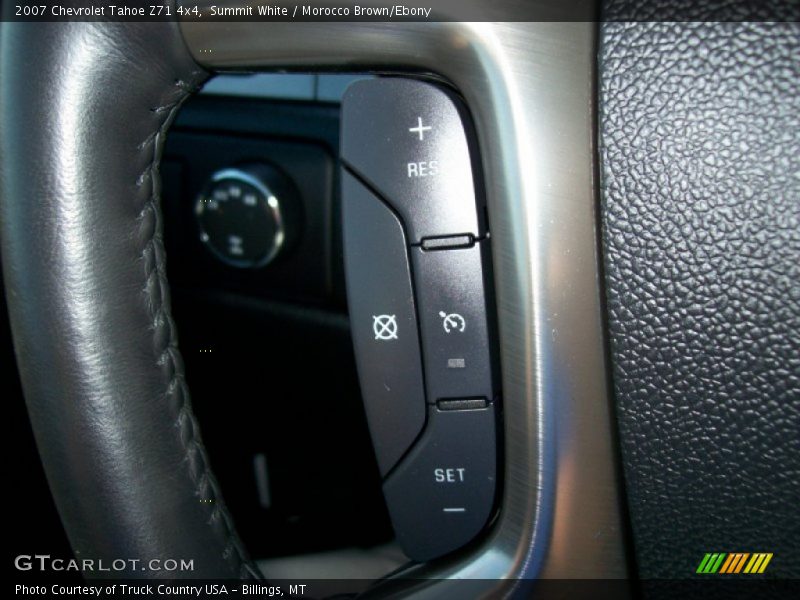 Summit White / Morocco Brown/Ebony 2007 Chevrolet Tahoe Z71 4x4