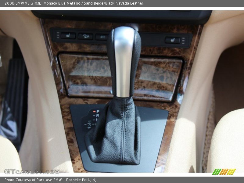 Monaco Blue Metallic / Sand Beige/Black Nevada Leather 2008 BMW X3 3.0si