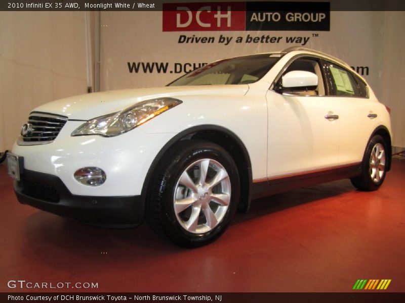 Moonlight White / Wheat 2010 Infiniti EX 35 AWD