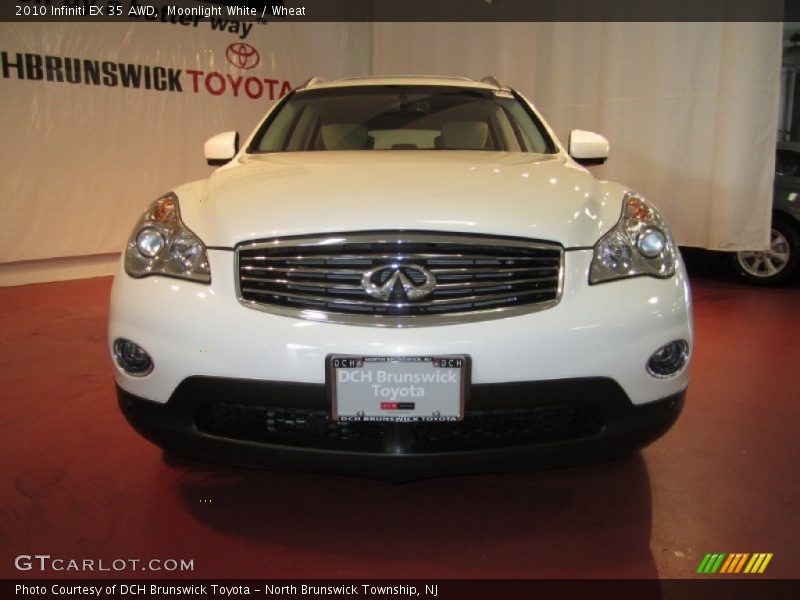 Moonlight White / Wheat 2010 Infiniti EX 35 AWD