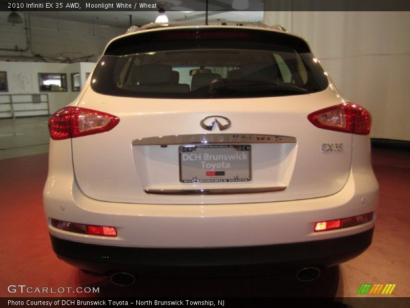 Moonlight White / Wheat 2010 Infiniti EX 35 AWD