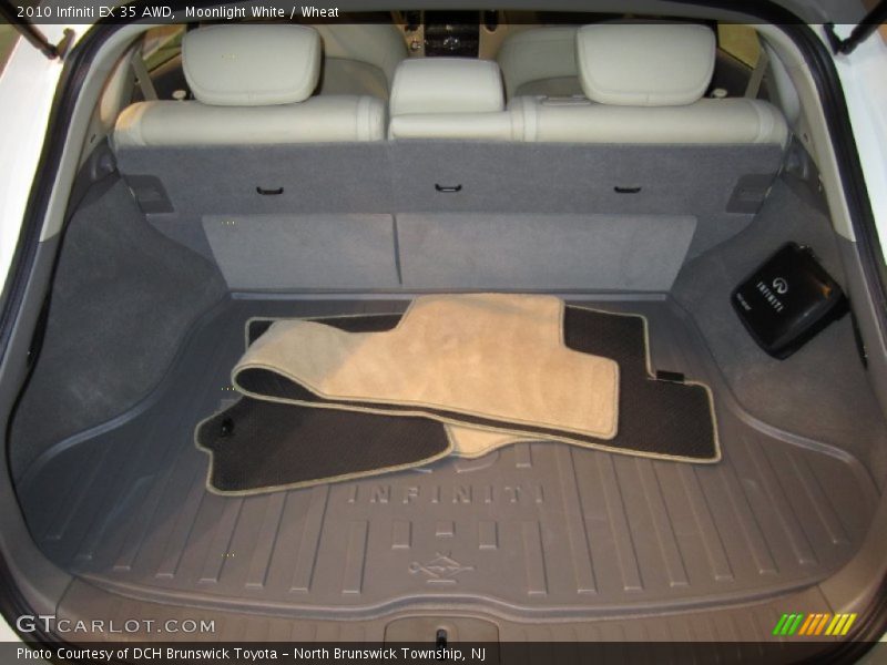Moonlight White / Wheat 2010 Infiniti EX 35 AWD