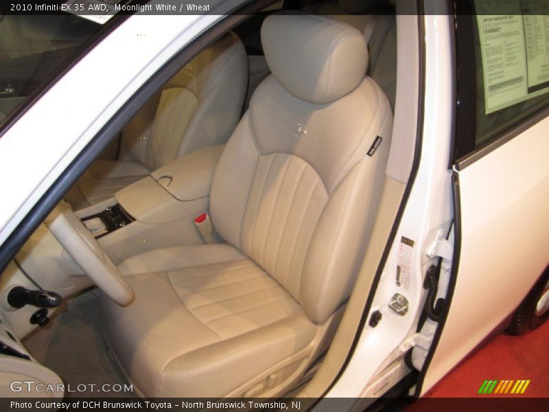 Moonlight White / Wheat 2010 Infiniti EX 35 AWD