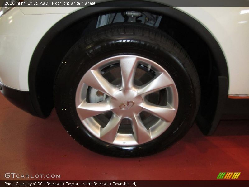 Moonlight White / Wheat 2010 Infiniti EX 35 AWD