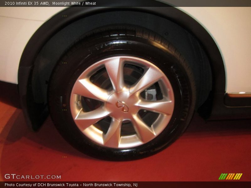 Moonlight White / Wheat 2010 Infiniti EX 35 AWD