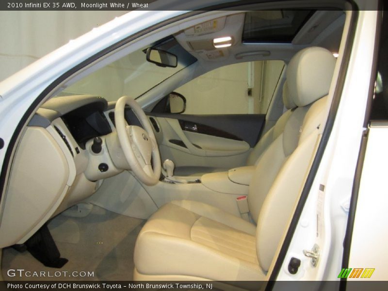 Moonlight White / Wheat 2010 Infiniti EX 35 AWD