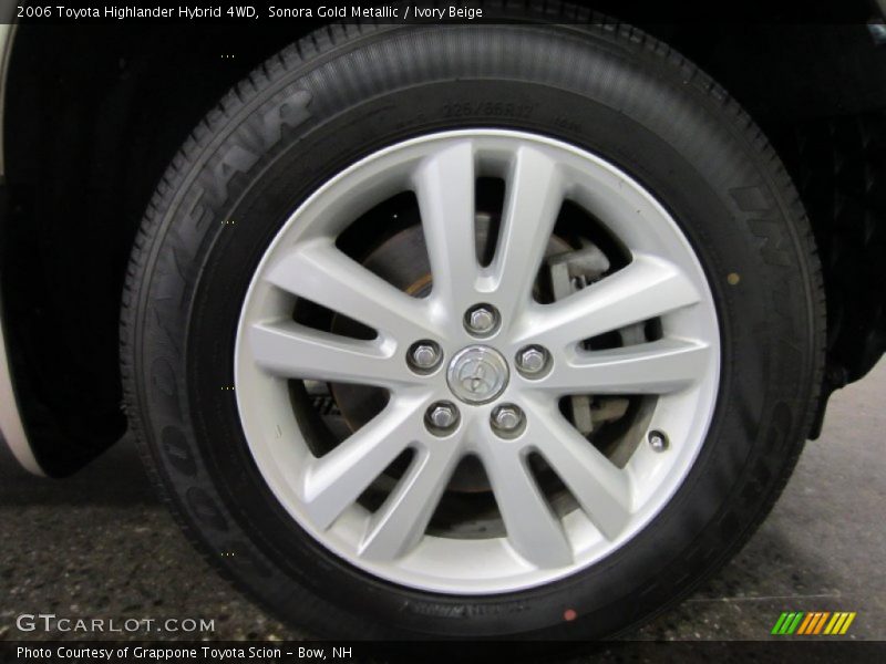 Sonora Gold Metallic / Ivory Beige 2006 Toyota Highlander Hybrid 4WD