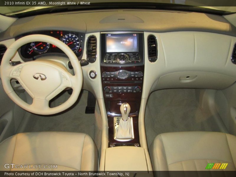 Moonlight White / Wheat 2010 Infiniti EX 35 AWD