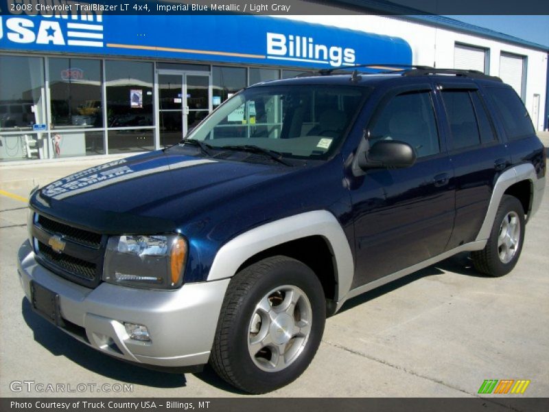 Imperial Blue Metallic / Light Gray 2008 Chevrolet TrailBlazer LT 4x4