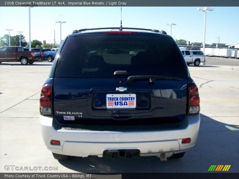 Imperial Blue Metallic / Light Gray 2008 Chevrolet TrailBlazer LT 4x4
