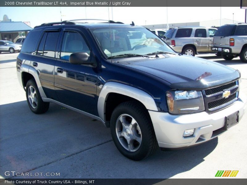 Imperial Blue Metallic / Light Gray 2008 Chevrolet TrailBlazer LT 4x4