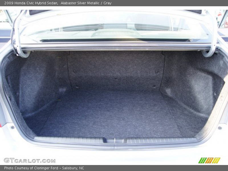 Alabaster Silver Metallic / Gray 2009 Honda Civic Hybrid Sedan