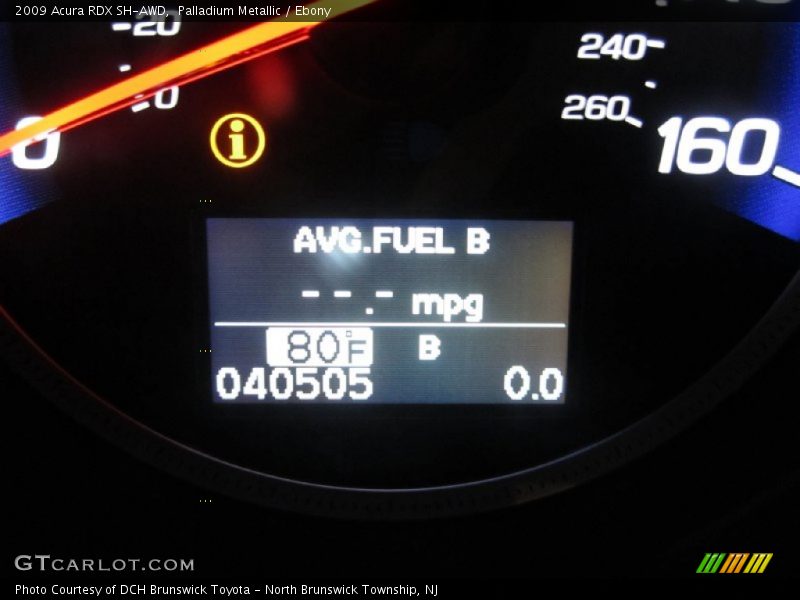 Palladium Metallic / Ebony 2009 Acura RDX SH-AWD