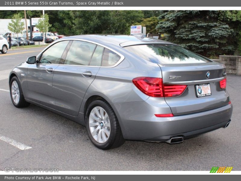 Space Gray Metallic / Black 2011 BMW 5 Series 550i Gran Turismo