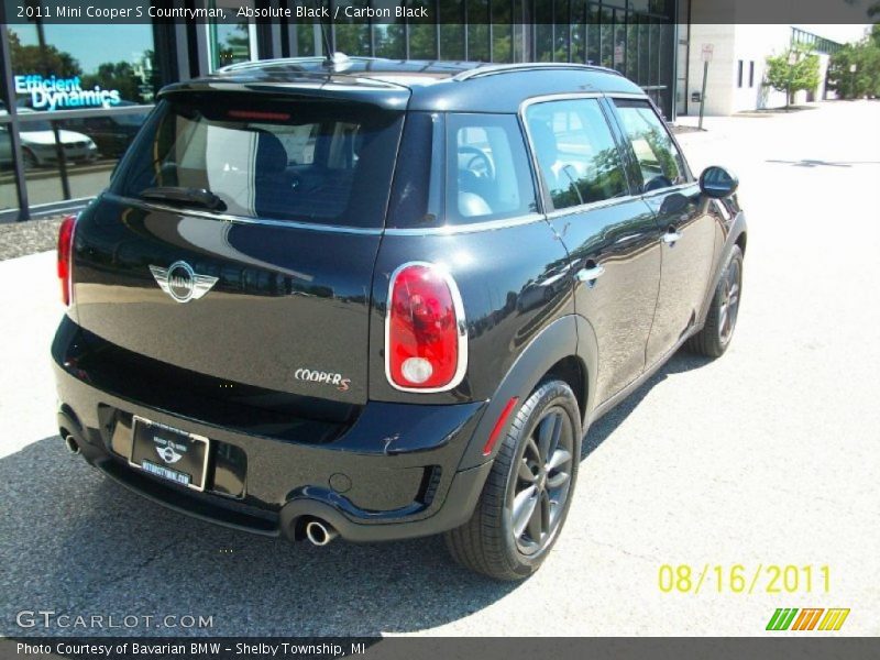 Absolute Black / Carbon Black 2011 Mini Cooper S Countryman