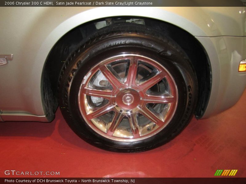 Satin Jade Pearlcoat / Dark Slate Gray/Light Graystone 2006 Chrysler 300 C HEMI