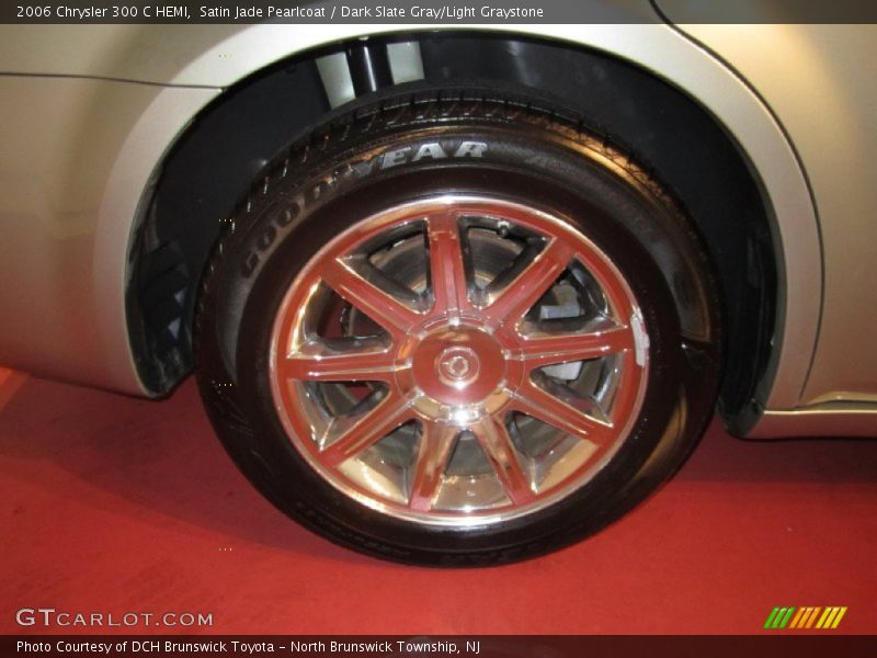 Satin Jade Pearlcoat / Dark Slate Gray/Light Graystone 2006 Chrysler 300 C HEMI