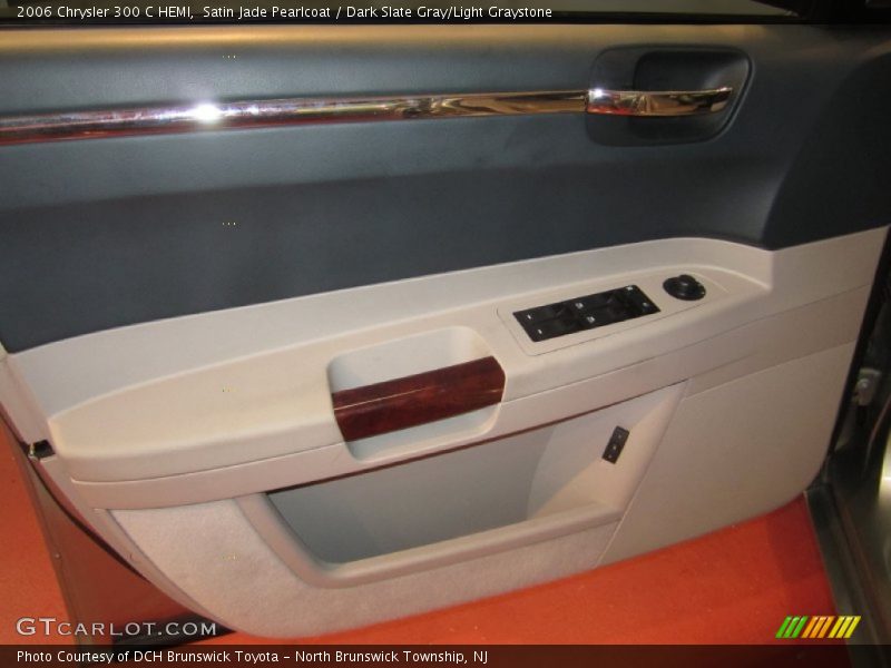 Satin Jade Pearlcoat / Dark Slate Gray/Light Graystone 2006 Chrysler 300 C HEMI