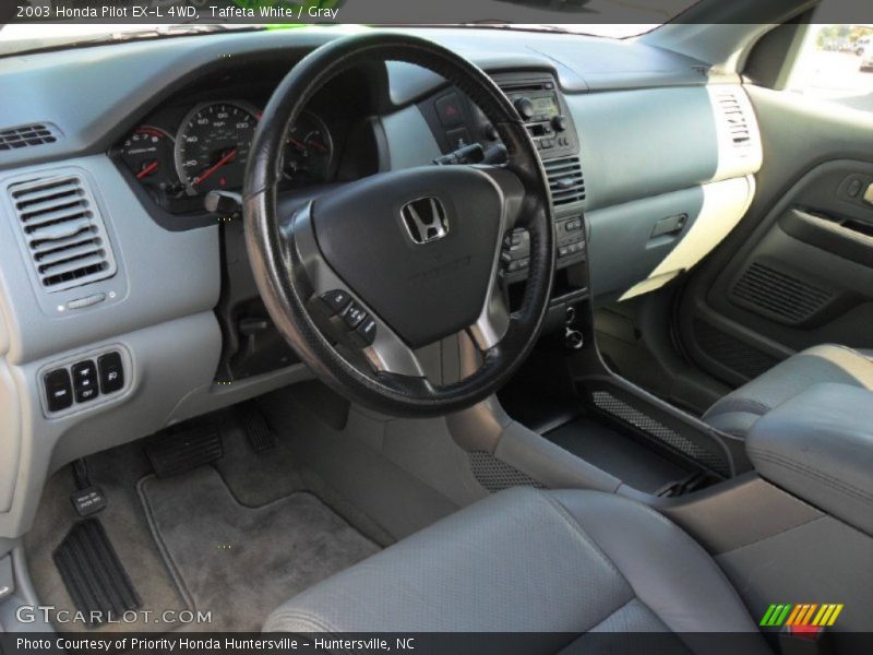 Taffeta White / Gray 2003 Honda Pilot EX-L 4WD