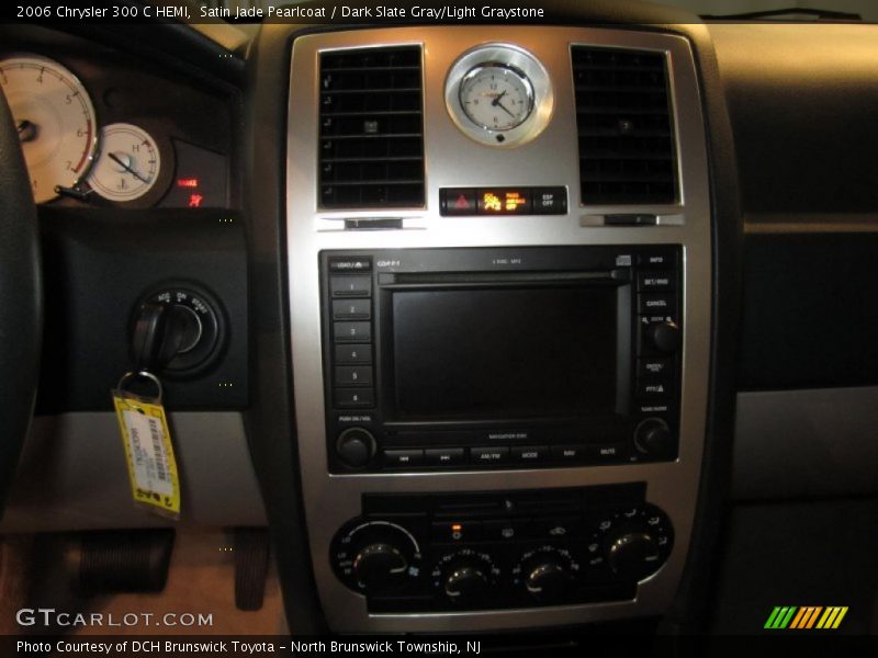 Satin Jade Pearlcoat / Dark Slate Gray/Light Graystone 2006 Chrysler 300 C HEMI