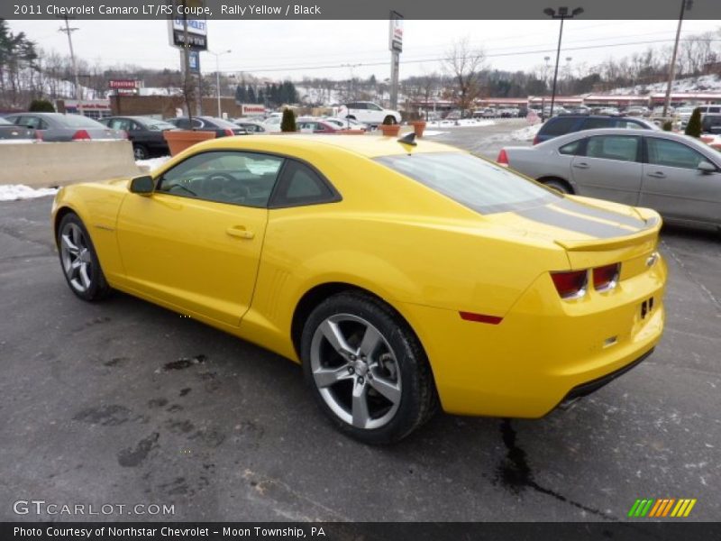 Rally Yellow / Black 2011 Chevrolet Camaro LT/RS Coupe