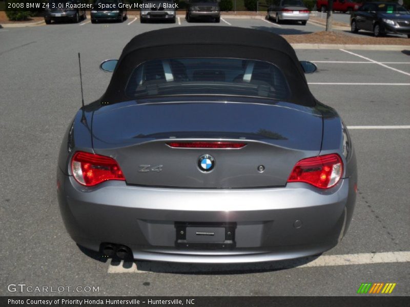 Space Grey Metallic / Black 2008 BMW Z4 3.0i Roadster