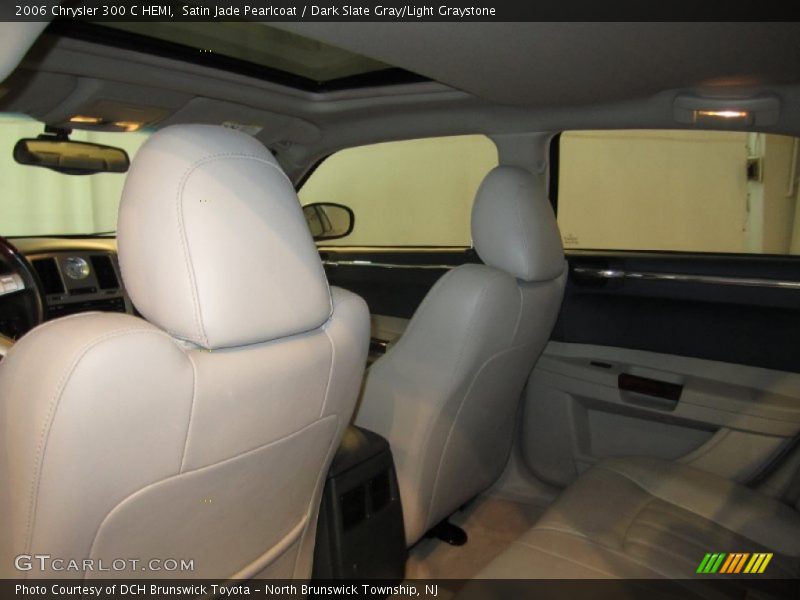 Satin Jade Pearlcoat / Dark Slate Gray/Light Graystone 2006 Chrysler 300 C HEMI