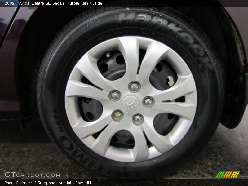 Purple Rain / Beige 2009 Hyundai Elantra GLS Sedan