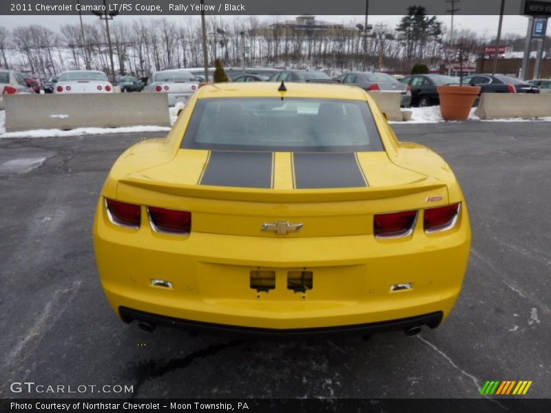 Rally Yellow / Black 2011 Chevrolet Camaro LT/RS Coupe