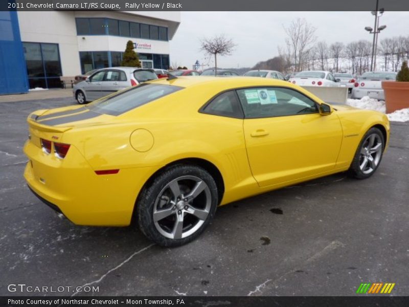 Rally Yellow / Black 2011 Chevrolet Camaro LT/RS Coupe