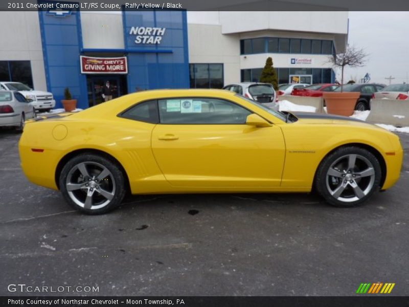 Rally Yellow / Black 2011 Chevrolet Camaro LT/RS Coupe
