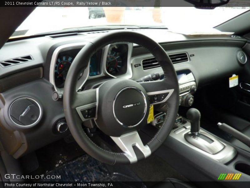 Rally Yellow / Black 2011 Chevrolet Camaro LT/RS Coupe